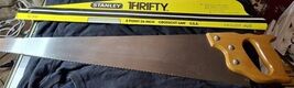Stanley Thrifty 15-300 8 Point Crosscut Saw 26 Inch Steel Blade Wood Handle - $15.84