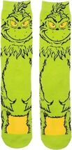NEW MEN'S THE GRINCH WHO STOLE CHRISTMAS CHARACTER CREW SOCKS FITS SZ ME... - $11.60
