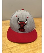 New Era 59FIFTY Chicago Bulls Ball Cap Snapback Hat Windy City Gray Red - $23.00 CAD
