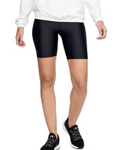 Under Armour Womens Activewear Compression Bike Shorts Black/Metallic Si... - $42.00