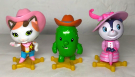 Disney Sheriff Callie Cat Cactus Toby &amp; Priscilla Skunk Wild West Figure Toy Lot - £12.72 GBP