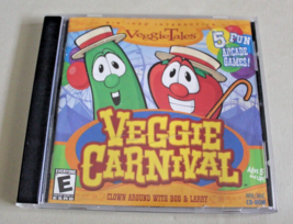 Veggie Tales Veggie Carnival PC Windows 98/2000/ME/XP &amp; Mac 5 Fun Arcade Games - £5.29 GBP