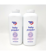 2 Health Smart Baby Powder 100% Pure Sensitive Formula W/Talc Talcum 14 ... - £16.99 GBP