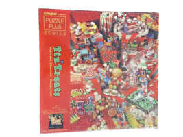 Puzzle Jigsaw Christmas Hallmark Springbok Tin Treats Ornament 500 Piece... - £16.07 GBP