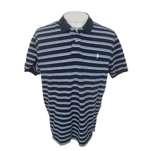 Polo Ralph Lauren Men Polo shirt 25 XL blue white striped pony logo clas... - £21.80 GBP