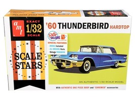 Skill 2 Model Kit 1960 Ford Thunderbird Hardtop &quot;Scale Stars&quot; 1/32 Scale... - $40.49