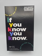 If You Know You Know Adult Party Game For Friends Couples Game Night - $364.70 MXN