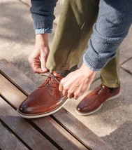 Nunn Bush Chase Wingtip Oxford Walking Shoes Cognac Multi 85128-229 image 10