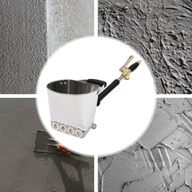 Stainless Steel Air Stucco Cement Mortar Sprayer Hopper Wall Plastering ... - $85.49