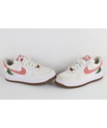Nike Air Force 1 Womens 7 Distressed Spell Out Catechu Canvas Low Sneake... - $98.95