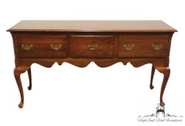 CRESENT FURNITURE Solid Cherry Traditional Queen Anne Style 62&quot; Buffet S... - £949.48 GBP