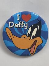 I ❤️ Daffy Duck Vintage 1990’s KIDS! Looney Tunes Safety Pin Back Button... - $7.92