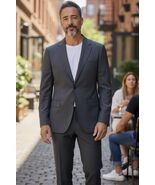 GIORGIO ARMANI S/B Navy Blue Wool / Silk Suit Size 48R IT / 38R - 32 Waist - $1,815.88 MXN