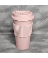 LOT OF 14 - Plastic 18 oz Coffee Tumbler w/Lid - PINK - NEW - $56.82 CAD