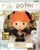 HARRY POTTER GEMMY 881834 RON WEASLEY CHRISTMAS INFLATABLE 4.5&#39; - NEW! - $39.95