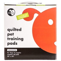 Lola Bean Quilted Pet Training Pads Unscented Large - 50 count - $29.89