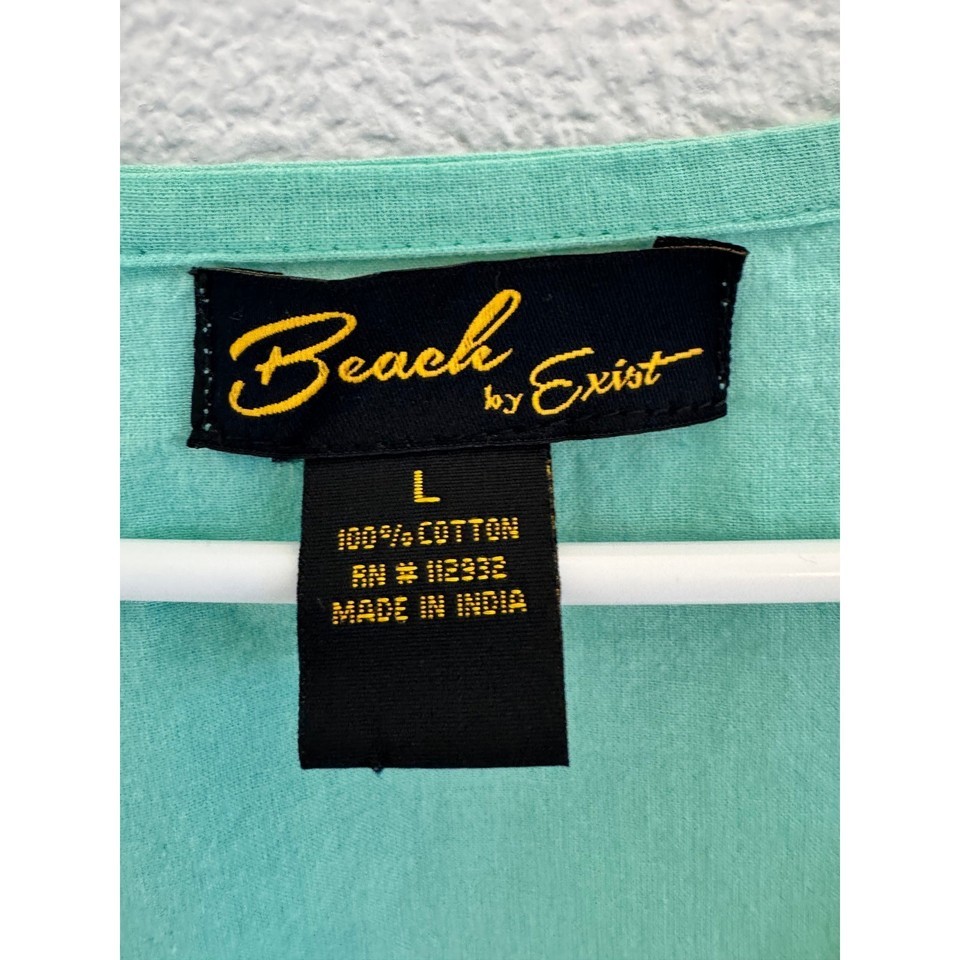 Beach by Exist Embroidered Cotton Tunic – Size L Item image 3