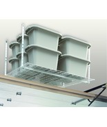 Hyloft White Adjustable Metal Overhead Garage Storage Rack (45&quot; W x 45&quot; D) - €85,96 EUR