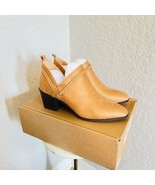 JOURNEE COLLECTION Sophie Braided Strap Bootie, Block Heel, Tan, Size 7,... - €42,35 EUR