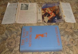 Nancy Drew Quest of the Missing Map - Carolyn Keene HC/DJ (1942) - £19.78 GBP