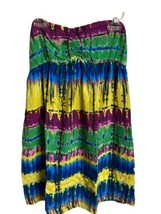 Tie Died Dress Beach Coverup Sleeveless Size S Tag Removed - £6.37 GBP