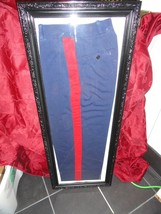 Vintage Usmc Marine Corps Pants Blood Stripe Framed In Ornate Black Frame 15X39 - £130.19 GBP