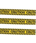Zombie Prop Building-CAUTION-Barricade Fright Tape-Costume Party Decorat... - $51.91 MXN