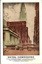 Hotel Commodore New York Postcard - £7.86 GBP