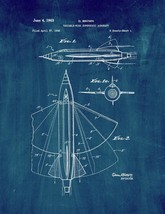 Variable-wing Supersonic Aircraft Patent Print - Midnight Blue - £6.35 GBP+