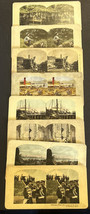 Lot Of Vintage Stereoview Photo Cards - History And Geographic / War - £44.70 GBP