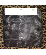 Gothic BLACK 17" SQUARE PILLOW COVER w/Zipper Damask Brocade Jacquard De... - $5.67