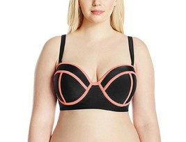 InMocean Junior&#39;s Plus Size Allure Colorblock Bandeau Bikini Top, 0 (12-14) - £7.82 GBP