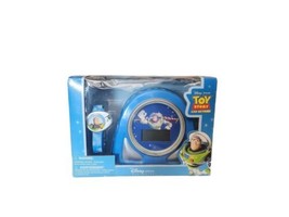 Rare Toy Story Buzz Lightyear Cosmic Alarm Clock And Watch Set New - £55.69 GBP