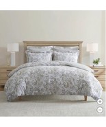 Haven Lane Comforter Set Gray 5-Piece Sanya Pillow Shams Paisley Floral ... - €103,09 EUR+