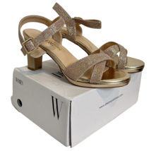 Dream Pairs Women&#39;s Champagne Glitter Sandals Size 6 New in Box - €16,65 EUR