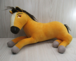 Dreamworks Spirit Riding Free Large Yellow Brown Plush Horse lying down ... - $14.84