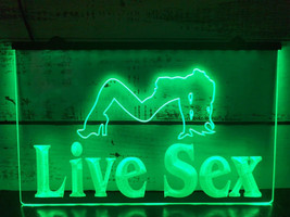 Live Sex Girls Dancer Beer Pub Bar Club Decoration Led Neon Light Sign Gift - £20.44 GBP+