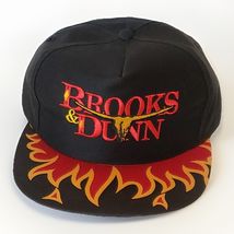 Brooks &amp; Dunn Hat Flaming Getcha Some Vintage 90s Country Western Music ... - $82.54