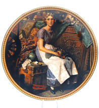 Rediscovered Women 1981 by Norman Rockwell, Plate Dreaming in the Attic ... - $9.99