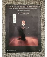 The Wind Beneath My Wings from Beaches Sheet Music Piano Vocal Bette Mil... - £4.56 GBP