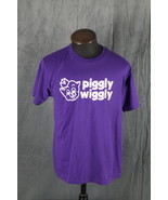 Retro Adverstiing Shirt - Pggly Wiggly Logo on Purple - Men&#39;s Large - $842.47 MXN