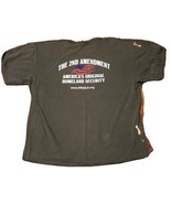 Drab Green NRA 2nd Amendment America&#39;s Original Homeland Security T-Shir... - $6.80