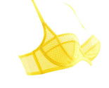 L&#39;AGENT BY AGENT PROVOCATEUR Womens Bra Sheer Elegant Underwired Yellow ... - $28.94