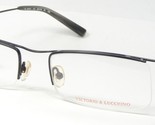 Vintage VICTORIO &amp; LUCCHINO VL 56181 112 Dark Aubergine Eyeglasse 52 18 140 - £52.48 GBP