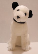 Dakin Bull Terrier Dog Plush White Black Puppy Stuffed Animal 1980 Vintage 12 in - £10.07 GBP