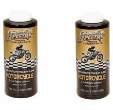 (2) Pack Golden Spectro 2-Cycle Semi-Synthetic Pre-Mix 2Stroke Oil - 12 oz - £18.75 GBP