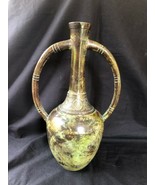 Vintage / antique  Japanese Patinated Bronze handled  Vase. Unica - £163.40 GBP