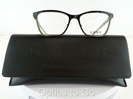 L.A.M.B. La 054 (Blk) BLACK/BROWN 52-16-135 New With Case Eyeglass Frames - £33.61 GBP
