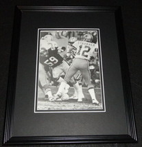 Roger Staubach Jack Ham Steelers vs Cowboys Framed 11x14 Photo Display  - £27.68 GBP