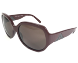 BCBGMAXAZRIA Sunglasses SWANK Mahogany Red Brown Square Frames with brow... - $41.88